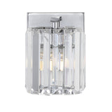 Renee Prism Vintage Metal/Glass Classic Glam LED Vanity Light