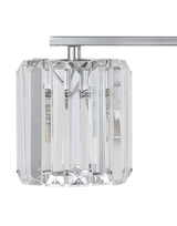 Renee Prism Vintage Metal/Glass Classic Glam LED Vanity Light