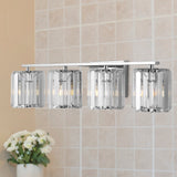 Renee Prism Vintage Metal/Glass Classic Glam LED Vanity Light