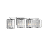 Renee Prism Vintage Metal/Glass Classic Glam LED Vanity Light