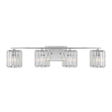 Renee Prism Vintage Metal/Glass Classic Glam LED Vanity Light