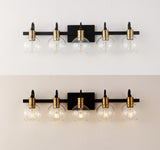 Nelson Iron/Glass Rustic Vintage LED Vanity Light