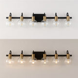 Nelson Iron/Glass Rustic Vintage LED Vanity Light