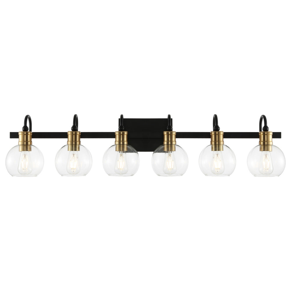 Nelson Iron/Glass Rustic Vintage LED Vanity Light