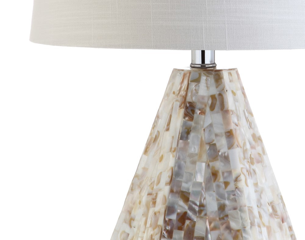 Jake 21" Seashell LED Table Lamp, Set of 2