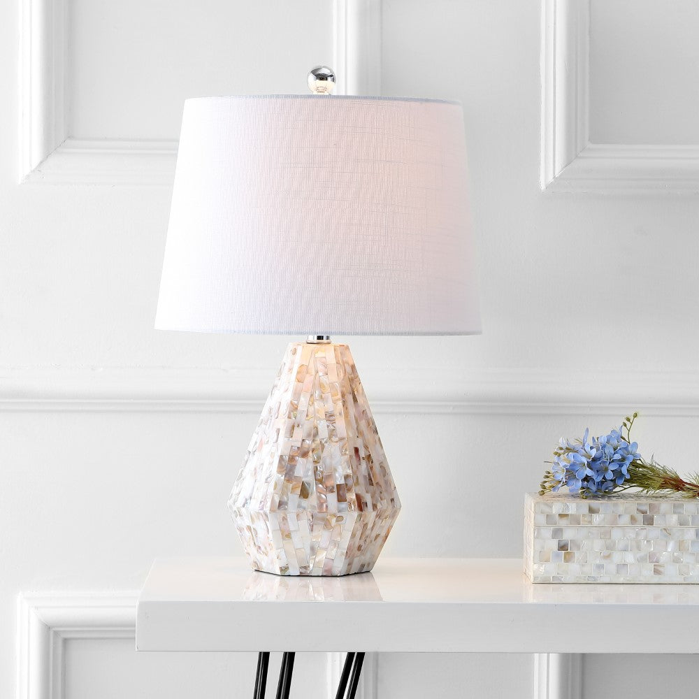 Jake 21" Seashell LED Table Lamp, Set of 2
