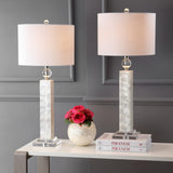 Emma 32" LED Seashell Table Lamp, Set of 2