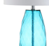 Darvin 26.5" Glass/Metal LED Table Lamp