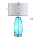 Darvin 26.5" Glass/Metal LED Table Lamp
