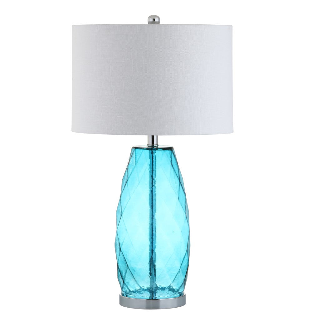 Darvin 26.5" Glass/Metal LED Table Lamp
