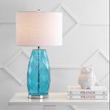 Darvin 26.5" Glass/Metal LED Table Lamp