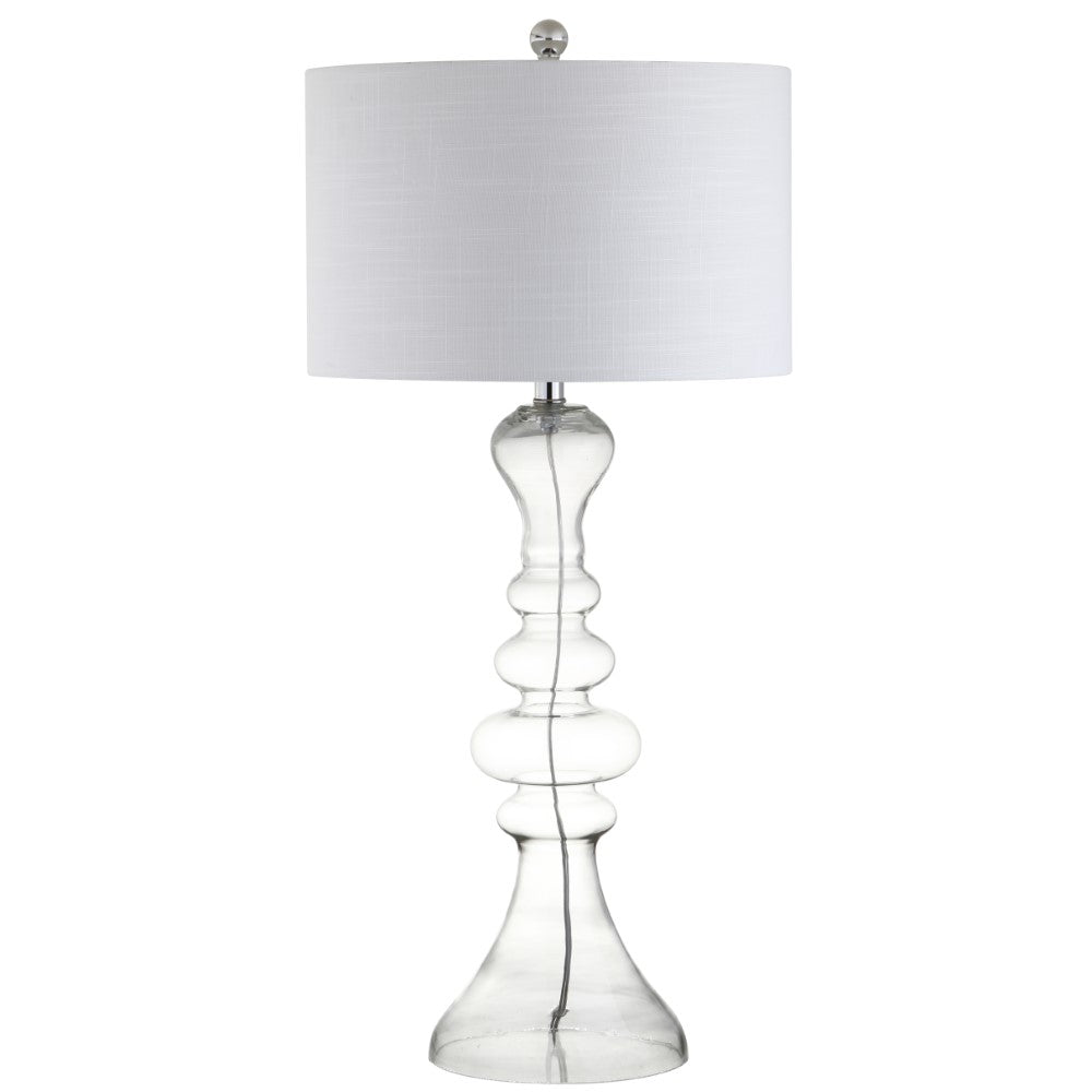 Jillian 35" Curved Glass LED Table Lamp