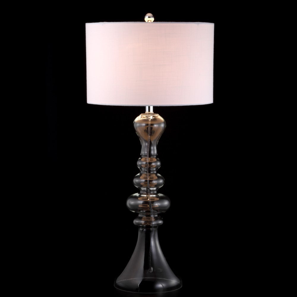 Jillian 35" Curved Glass LED Table Lamp