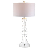 Jillian 35" Curved Glass LED Table Lamp