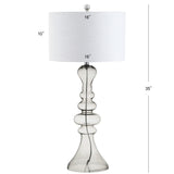 Jillian 35" Curved Glass LED Table Lamp