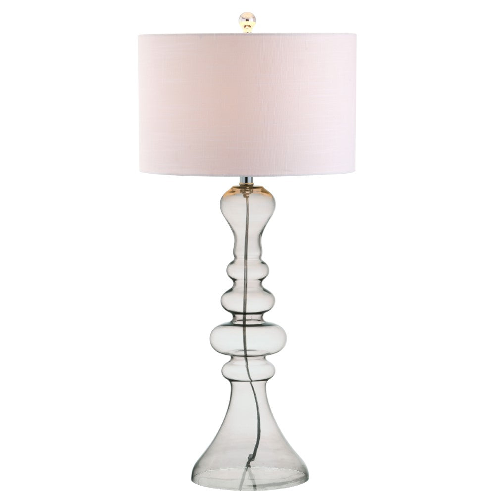 Jillian 35" Curved Glass LED Table Lamp