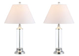 Oscar 29" Glass LED Table Lamp, Set of 2