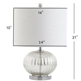 Memuru 21" Mercury Glass LED Table Lamp