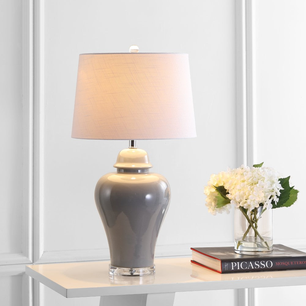 Norway 27" Ceramic Urn LED Table Lamp, Set of 2