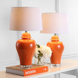 Norway 27" Ceramic Urn LED Table Lamp, Set of 2