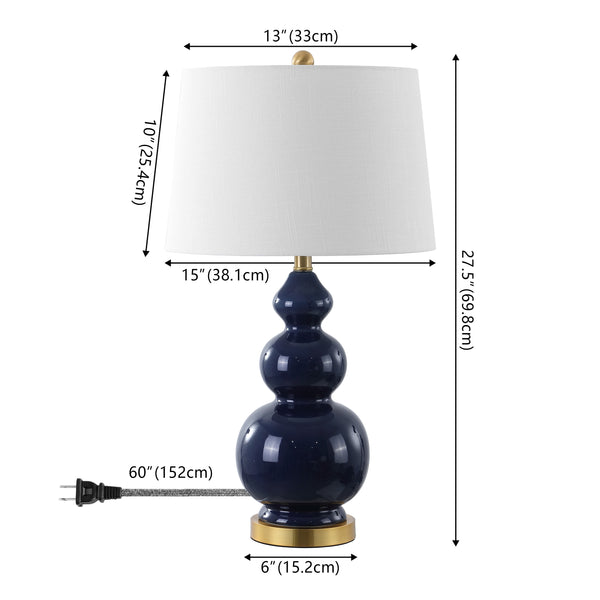 Dimension Image Navy/Brass Gold