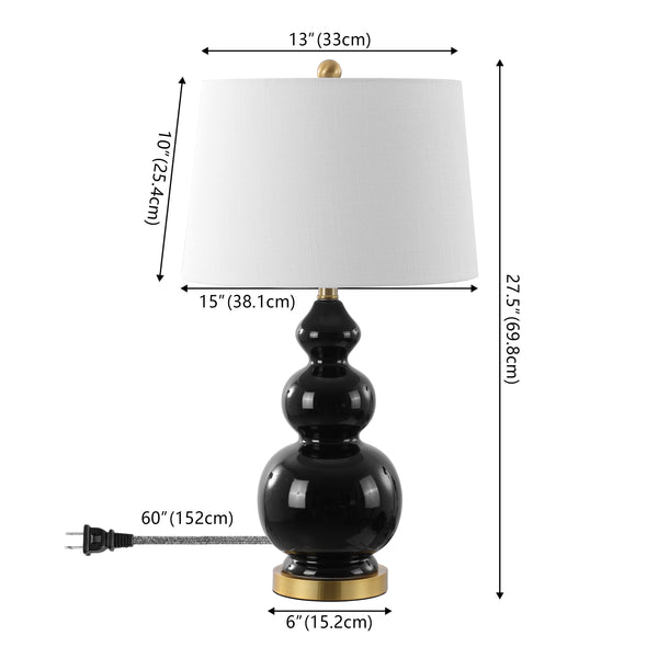 Dimension Image Black/Brass Gold