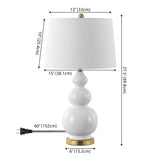 Victoria 27.5" Ceramic LED Table Lamp