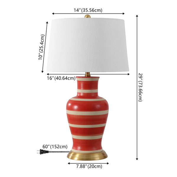 Dimension Image Red/Beige