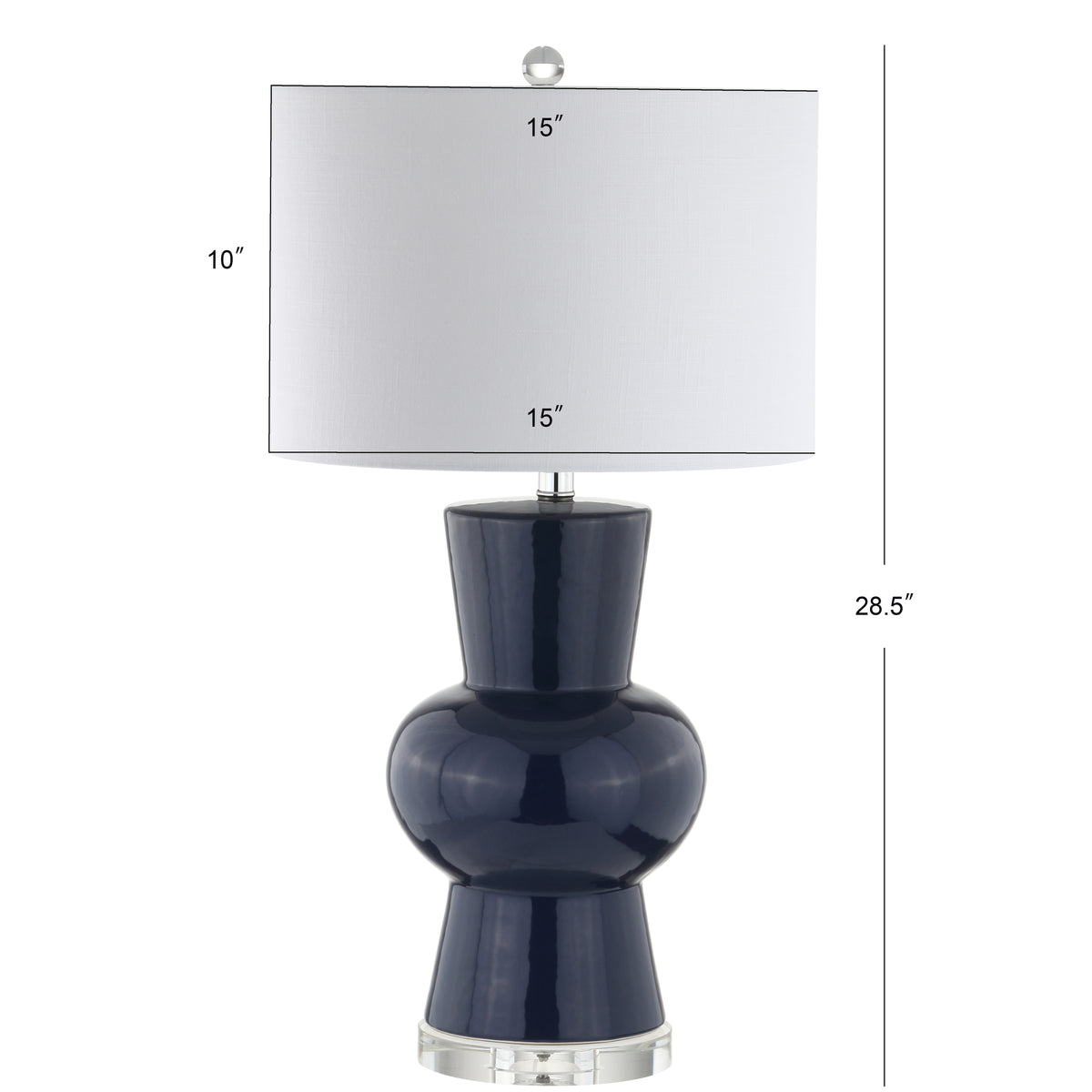 Isabella 28.5" Ceramic LED Table Lamp