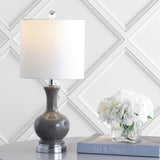 Foxglove 22" Glass/Metal LED Table Lamp, Set of 2