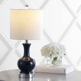Foxglove 22" Glass/Metal LED Table Lamp, Set of 2