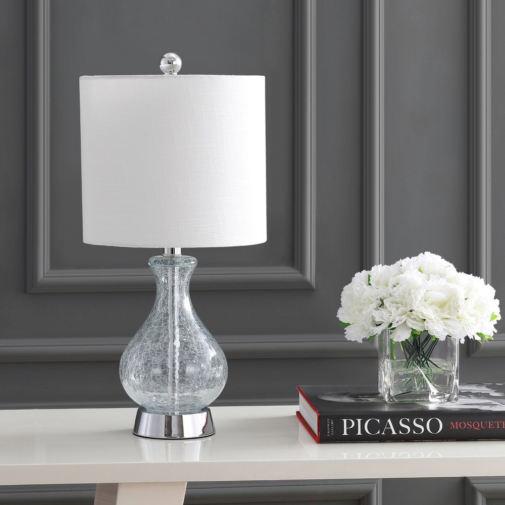 Marigold 21" Metal/Bubble Glass LED Table Lamp