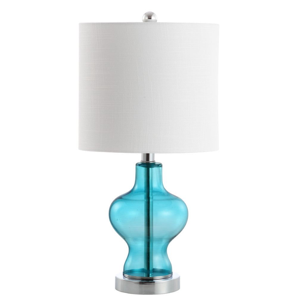 Glory 20.5" Glass/Metal LED Table Lamp