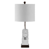 Shirley Lion 27.5" Ceramic Classic Modern LED Table Lamp