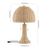 Benny 22"  Bohemian Rustic Iron LED Table Lamp