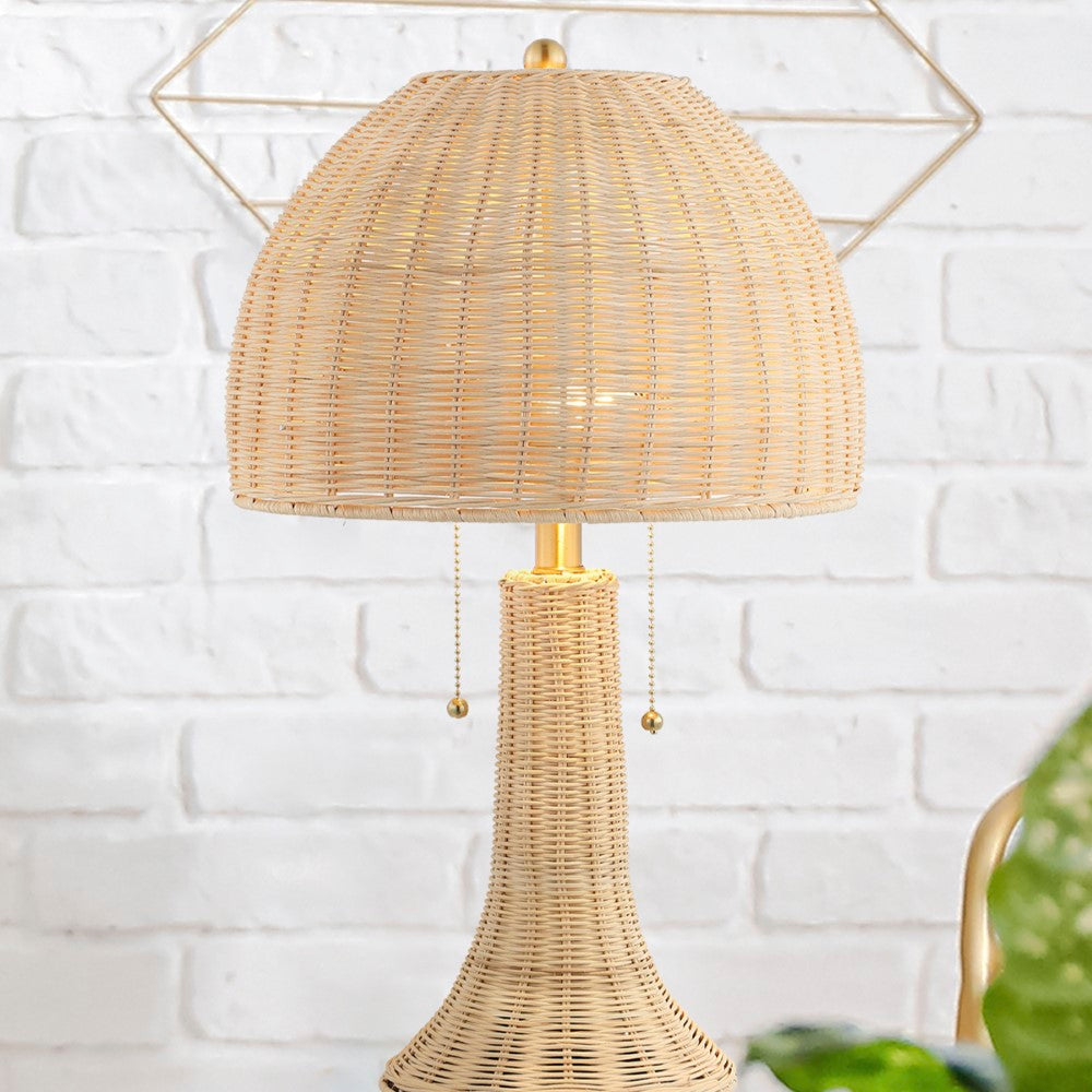 Benny 22"  Bohemian Rustic Iron LED Table Lamp