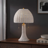 Benny 22"  Bohemian Rustic Iron LED Table Lamp