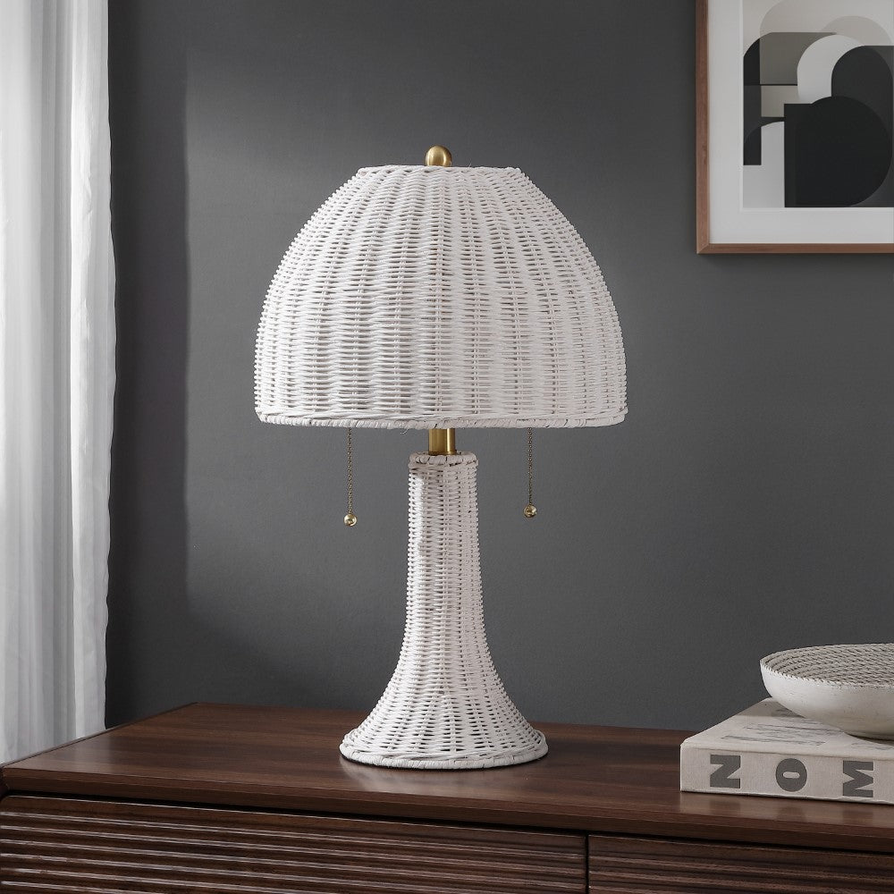 Benny 22"  Bohemian Rustic Iron LED Table Lamp