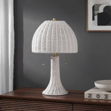 Benny 22"  Bohemian Rustic Iron LED Table Lamp