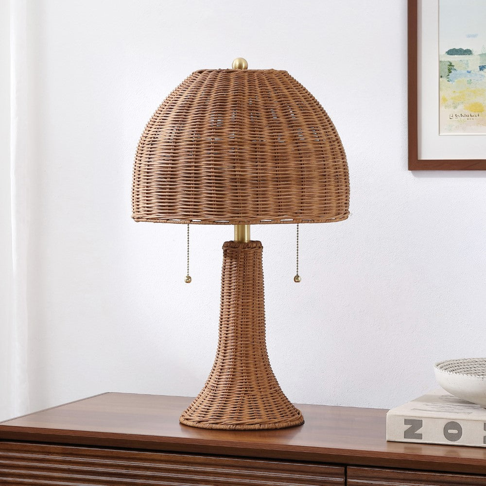 Benny 22"  Bohemian Rustic Iron LED Table Lamp