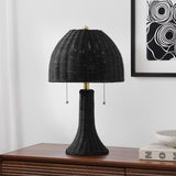 Benny 22"  Bohemian Rustic Iron LED Table Lamp