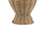 Tasha Wicker 20.5"  Bohemian Rustic Iron LED Table Lamp Set 2
