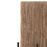 Kai 16.5" Coastal Minimalist Rattan LED Table Lamp