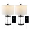 Black/Clear (Set of 2)