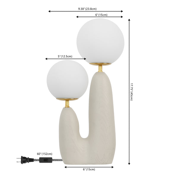 Dimension Image Almond/Brass Gold