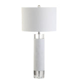 Kate 32" Marble/Crystal LED Table Lamp