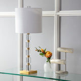 Violet 28.5" Crystal LED Table Lamp, Set of 2