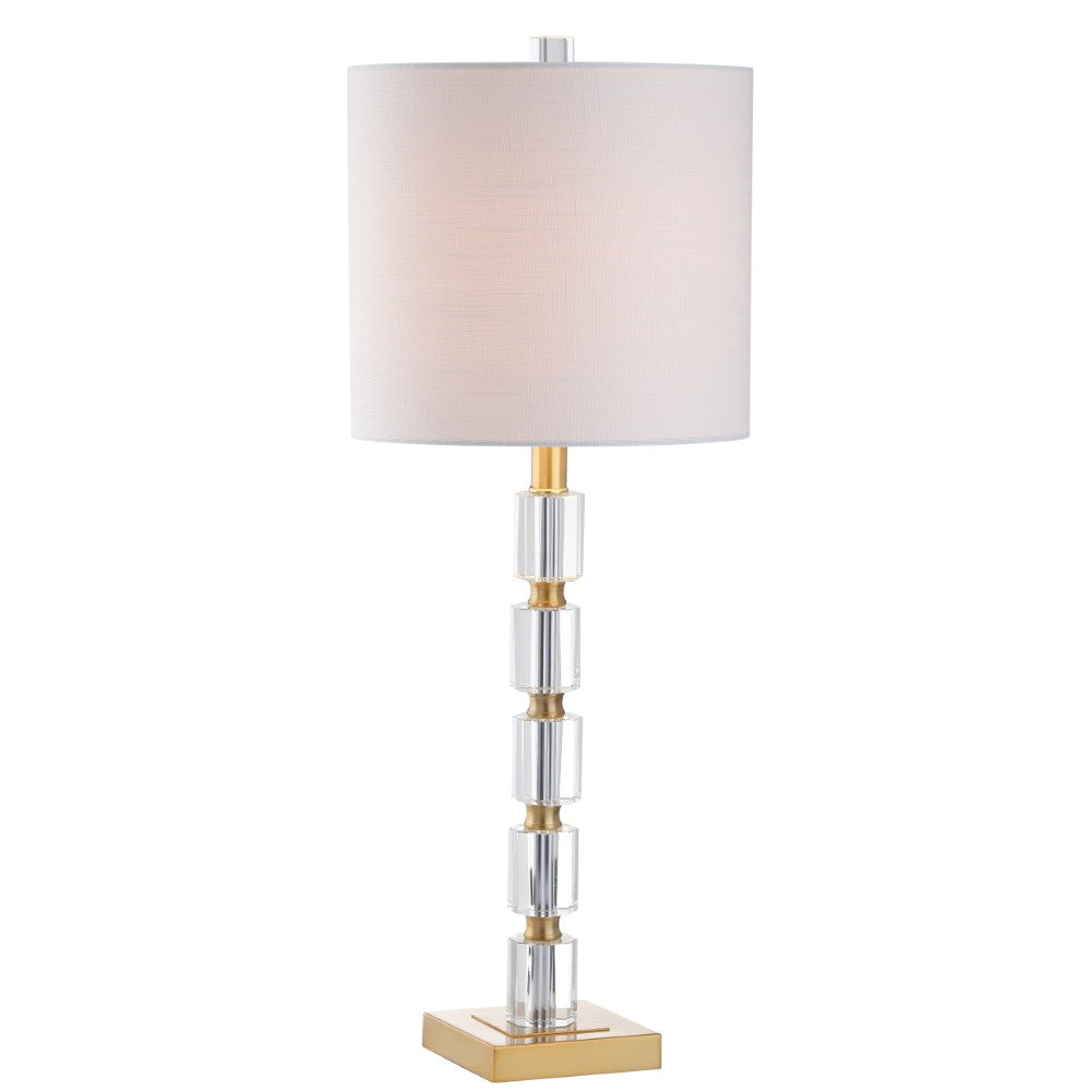 Violet 28.5" Crystal LED Table Lamp, Set of 2