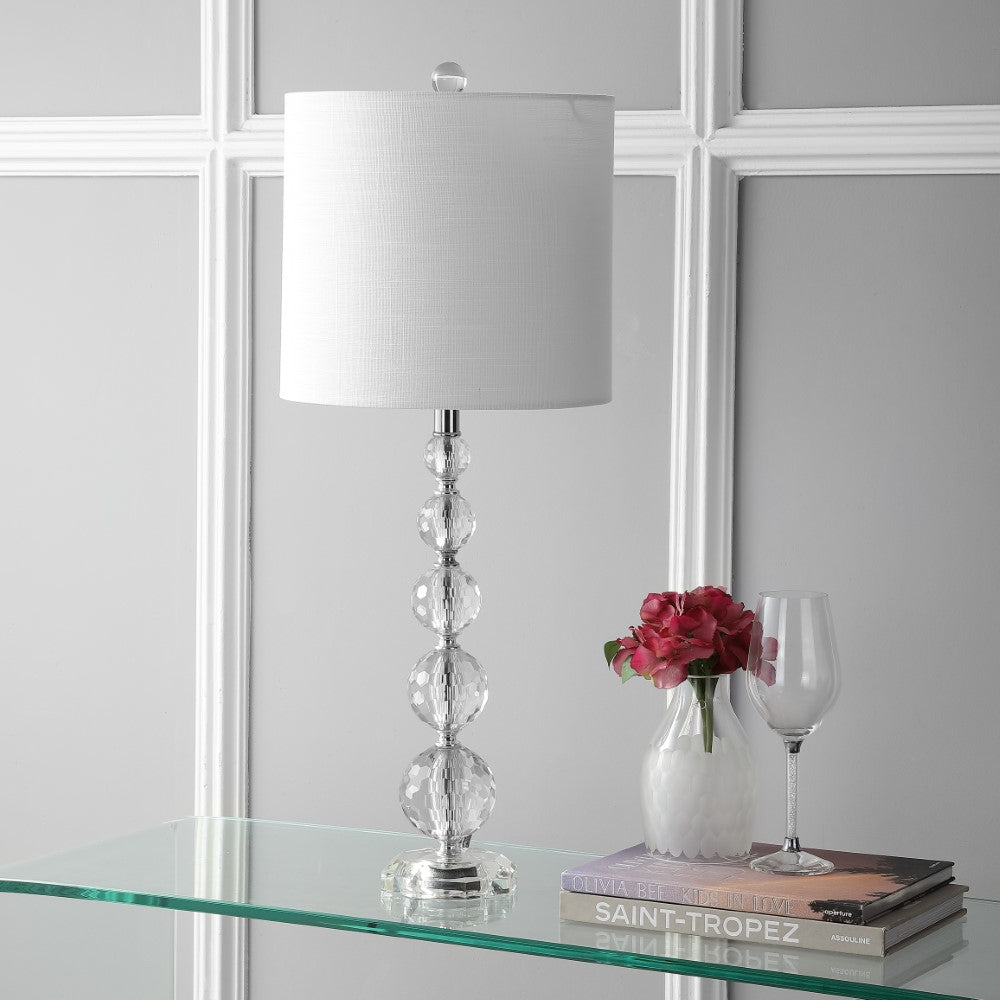 Elliott 28.5" Crystal LED Table Lamp, Set of 2