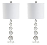 Elliott 28.5" Crystal LED Table Lamp, Set of 2